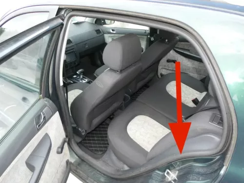1x Fabia 6Y Türdichtung Dichtung Tür hinten rechts / links 6Y6867367C Schrägheck (177468)