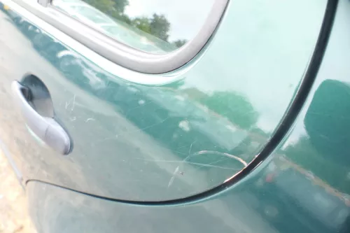 VW Golf 4 1J Limousine Tür hinten links grün LC6M (KEINkombi) (177631)