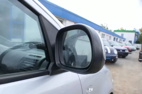 Fox 5Z manueller Spiegel Außenspiegel + Glas rechts silber LA7W grau mechanisch (177675)