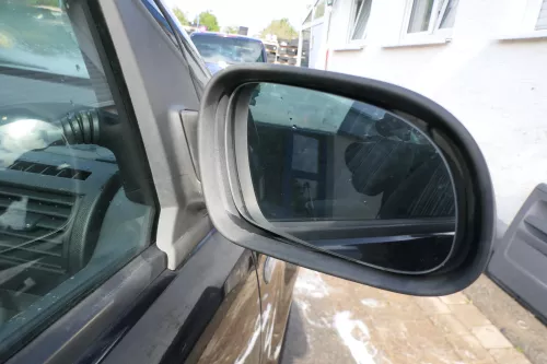 VW Fox 5Z manueller Spiegel Außenspiegel + Glas rechts schwarz LC9Z mechanisch (177682)