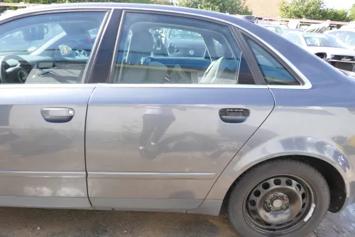 A4 B6 8E Türblatt Tür hinten links grau LX7Z  Limousine + Rahmen