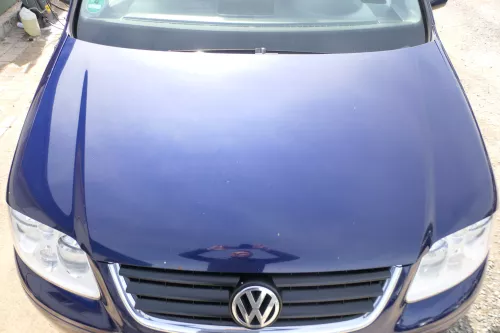 VW Touran 1T Caddy 2K Motorhaube Klappe Frontklappe blau LB5N indigoblau (177779)