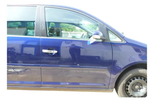 VW Touran 1T3 1T Tür vorne rechts Beifahrertür blau LB5N -ohne Anbauteile