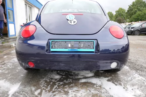 VW New Beetle 9C Stoßstange hinten Stoßfänger blau LG5T Heckstoßfänger (178018)