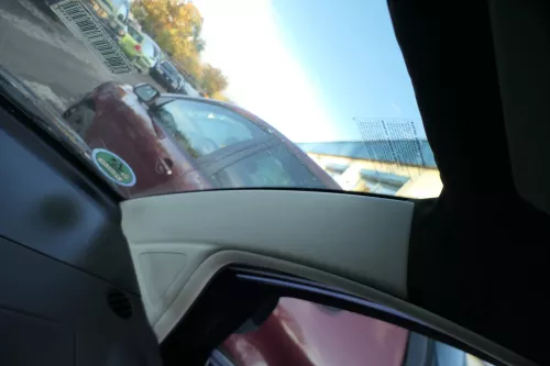 VW Beetle 9C A-Säulen Verkleidung vorne rechts oben Abdeckung grau Lautsprecher