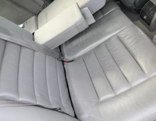A6 4B Kombi Avant Rückbank Rücksitzbank Sitz Rücksitz Buffalino grau swing Leder (178128)