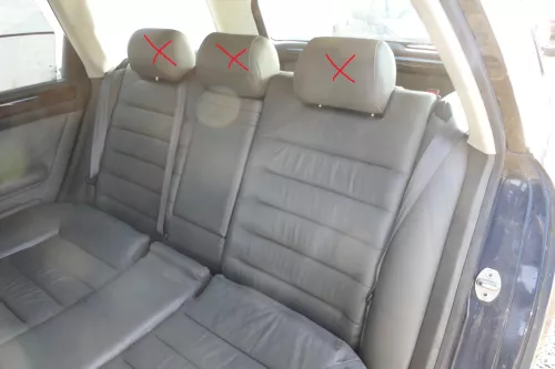 A6 4B Kombi Avant Rückbank Rücksitzbank Sitz Rücksitz Buffalino grau swing Leder