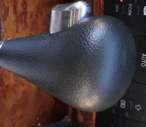 Audi A6 4B Griff Knopf Automatik Schaltknauf Schalthebel Leder schwarz soul (178136)