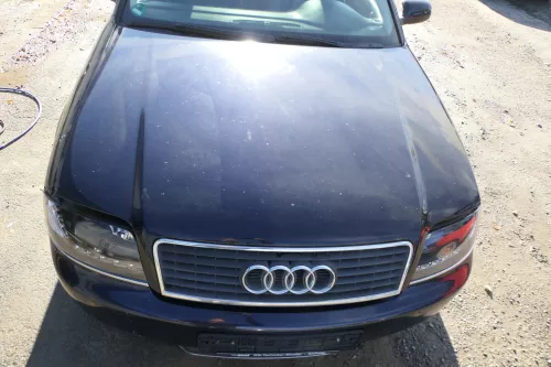 Audi A6 4B Motorhaube Klappe vorn Facelift (ab. Mitte 2002) blau LZ5L + Grill