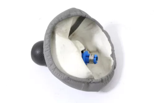VW Lupo Polo 6N2 Schaltknauf Schaltsack Schaltung Schaltknüppel grau (178384)
