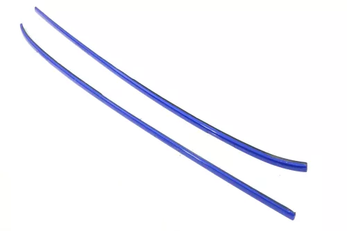 2x VW Polo 6N2 Dachleisten Leisten Dach blau LW5Z Leiste Dachleiste rechts+links (178389)