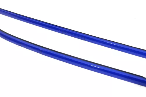 2x VW Polo 6N2 Dachleisten Leisten Dach blau LW5Z Leiste Dachleiste rechts+links (178389)