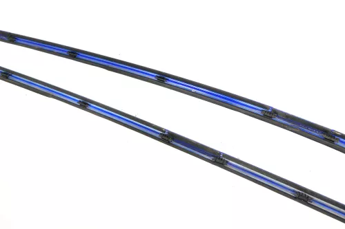 2x VW Polo 6N2 Dachleisten Leisten Dach blau LW5Z Leiste Dachleiste rechts+links (178389)