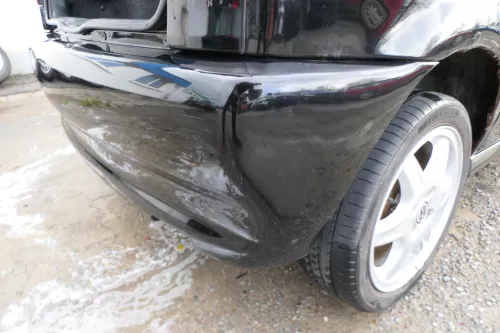 VW Polo 6N Stoßstange hinten breite Styling XXL Heckstoßstange schwarz L041 (178660)