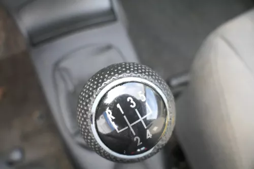 VW Lupo Polo 6N2 Schaltknauf Schaltsack Schaltung Schaltknüppel schwarz Leder (178754)