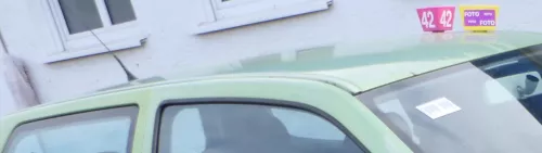 2x VW Polo 6N2 Dachleisten Leisten Dach grün LA6M Leiste Dachleiste rechts+links