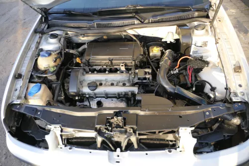 VW Golf 4 1J Stoßstange vorne Stoßfänger vorn silber LB7Z (178827)