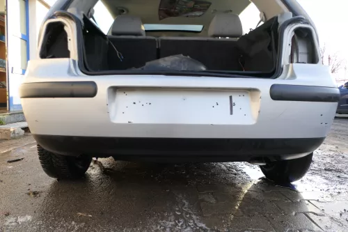 Golf 4 Limousine Stoßstange hinten Heckstoßstange Stoßfänger silber LB7Z Spoiler (178833)