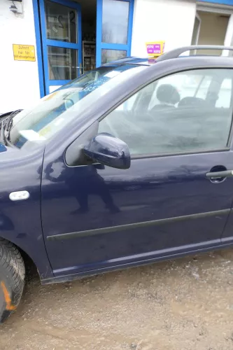 VW Golf 4 Bora Tür vorne links Fahrertür 4/5-Türer & Kombi blau LA5G -ohneAnba (179163)