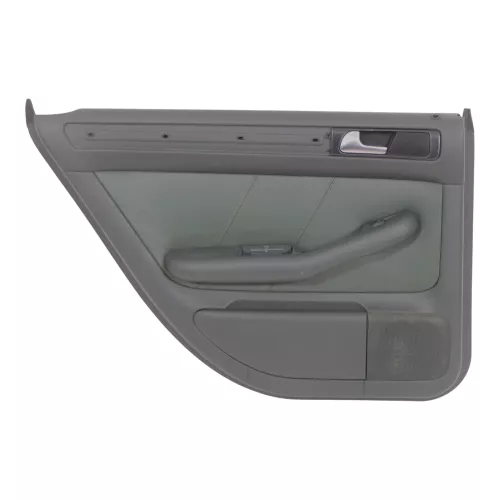 1x Audi A6 4B Türverkleidung Verkleidung Tür hinten links Leder grün farngrün