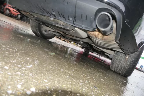 1x Audi A4 8K Auspuff Endschalldämpfer rechts hinten Benziner (179362)