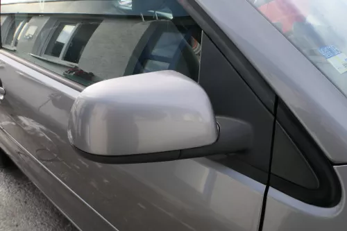 VW Polo 9N 9N3 manueller Spiegel Außenspiegel rechts vorne grau LD7W (179419)