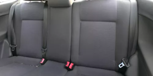 VW Polo 9N 9N3 Sitz Rückbank Sitzfläche Sitze 3 Punkt Gurt hinten (179432)