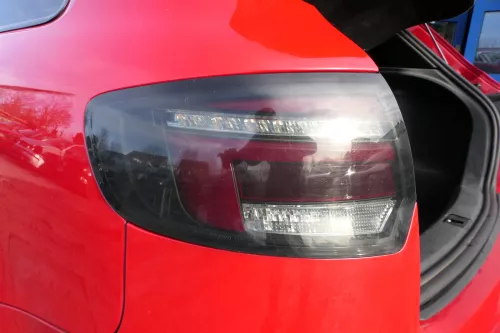 Audi A3 8P Stoßstange Stoßfänger hinten 4/5-Türer rot LY3J - Doppelrohr Sportbac (179494)