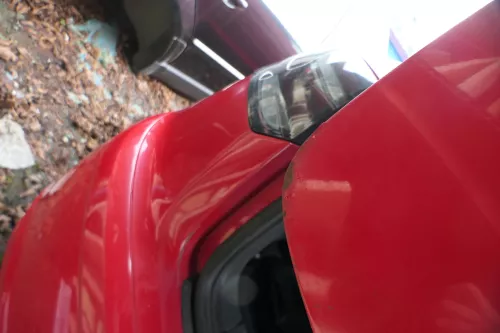 Audi A3 8P 4/5-Türer Heckklappe Klappe hinten rot LY3J Spoiler Scheibe (179495)
