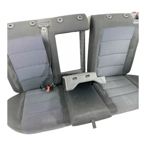 Golf 6 5K Sitz Sitze hinten Rückbank Rücksitzbank 3 Punkt Gurt Lehne OHNE-Kopfs (179544)