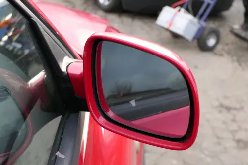 VW Passat 3B 3BG elektrischer Spiegel Außenspiegel rechts Glas rot LY3D (179874)