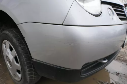VW Lupo 6x Stoßstange vorne Frontstoßstange Stoßfänger silber LA7W (179965)