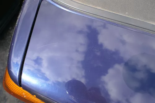 Golf 3 1E Cabrio Heckklappe Kofferraumklappe hinten Klappe blau LC5U ohneAnbaute (180212)