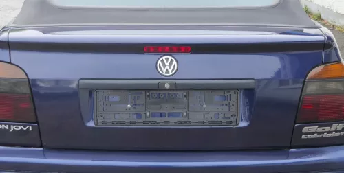 Golf 3 1E Cabrio Heckklappe Kofferraumklappe hinten Klappe blau LC5U ohneAnbaute