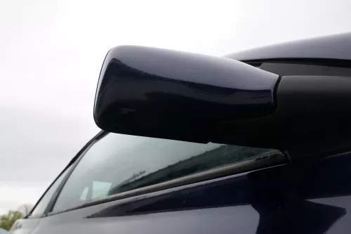 VW Golf 3 Cabrio 1E elektrischer Spiegel Außenspiegel rechts blau LC5U (180221)