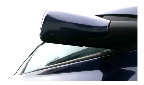 VW Golf 3 Cabrio 1E elektrischer Spiegel Außenspiegel rechts blau LC5U (180221)
