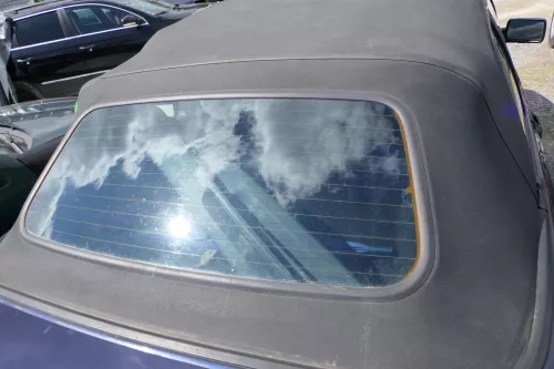 VW Golf 3 & 4 1E Cabrio Dach Scheibe Verdeck schwarz elektrisch - Mängel (180254)
