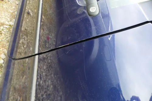 VW Golf 4 Tür vorne links Fahrertür 2/3-Türer blau LB5N ohneAnbauteile (180273)