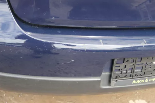 VW Golf 5 1K Limousine Stoßstange hinten Heckstoßstange blau LA5G (180323)