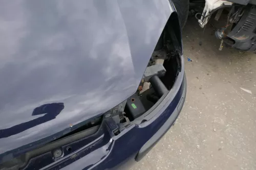 VW Golf 5 V 1K Motorhaube Haube Klappe vorne blau LA5G (180327)