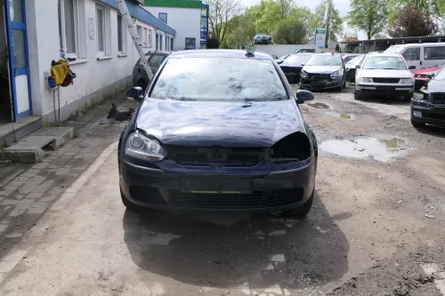 VW Golf 5 V 1K Motorhaube Haube Klappe vorne blau LA5G (180327)