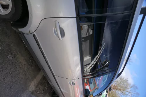 VW Passat 3B 3BG 3B6 Kombi Avant Tür hinten rechts mit Scheibe grau silber LB7Z (180370)