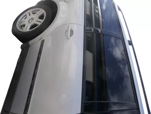 VW Passat 3B 3BG 3B6 Kombi Avant Tür hinten rechts mit Scheibe grau silber LB7Z (180370)
