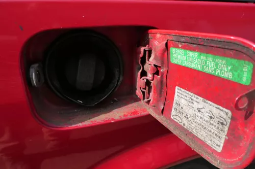 VW Passat 3A 35i Kombi Tankdeckel Klappe Tankklappe Deckel Tank rot LY3D (180453)