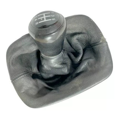 Audi A6 4B Schaltknauf Schaltsack Schaltknüppel original 5-Gang Leder (180516)
