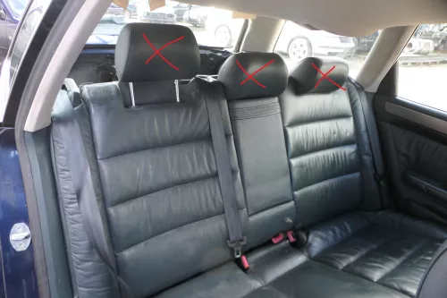 A6 4B Kombi Avant Rückbank Rücksitzbank Sitz Rücksitz Buffalino grün lago Leder (180527)