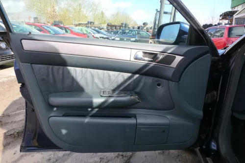 1x Audi A6 4B Türverkleidung Verkleidung Tür vorne links Leder lago grün- MÄNGEL