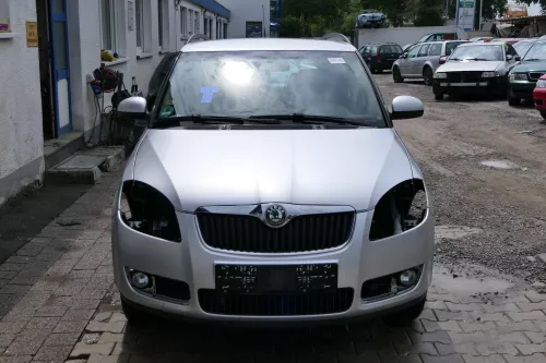 Skoda Fabia 5J Roomster Motorhaube Haube Klappe vorne silber LA7W (180752)