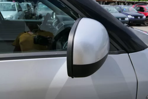 Fabia 5J elektrisch Spiegel Außenspiegel rechts mit Glas grau silber LA7W (180762)