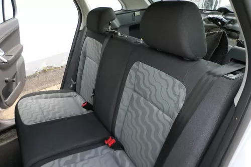Skoda Fabia 5J 5itz Sitze hinten Rückbank Rücksitzbank 3 Punkt Gurt Isofix anthr (180775)